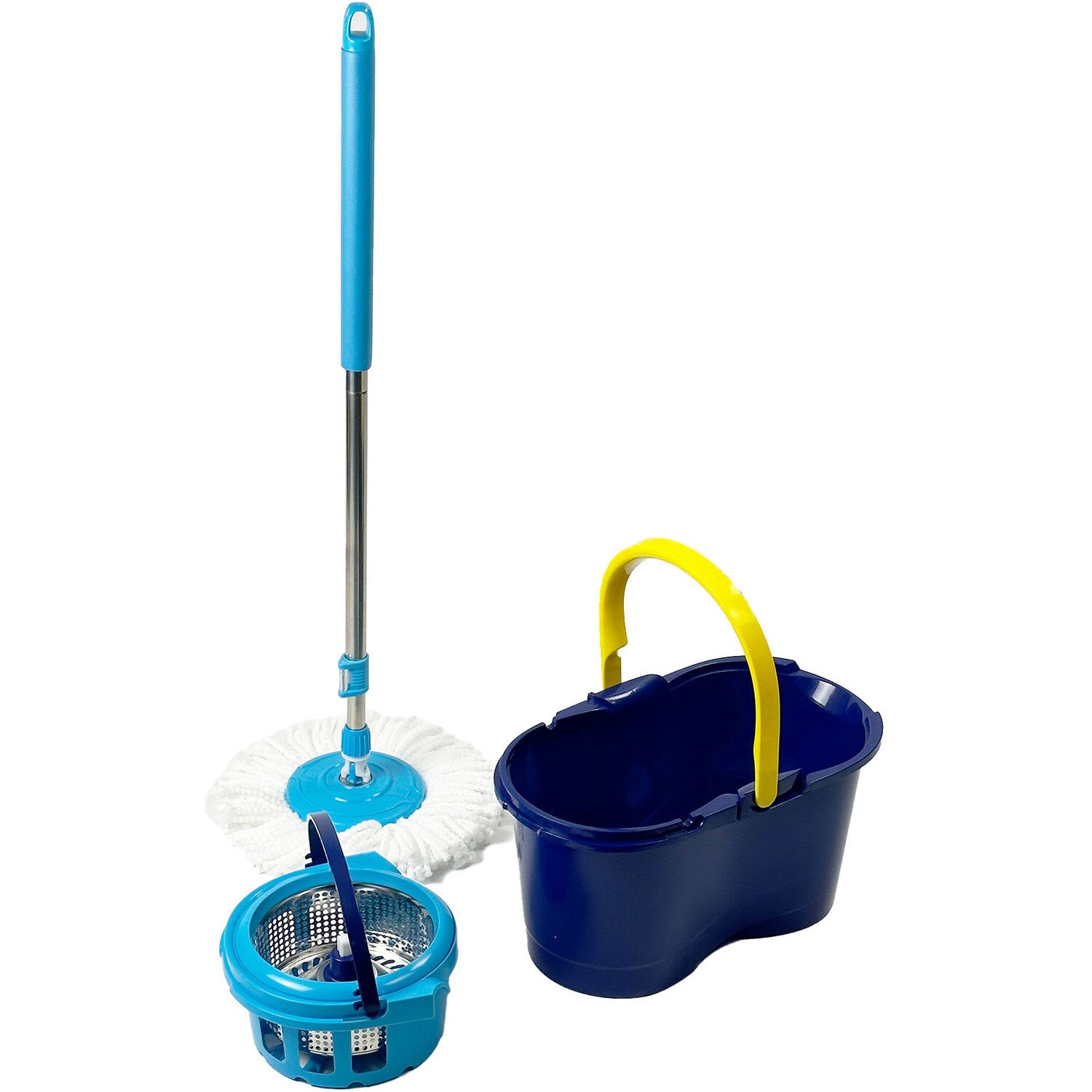 Flash Spin Mop and Bucket Blue Image 2