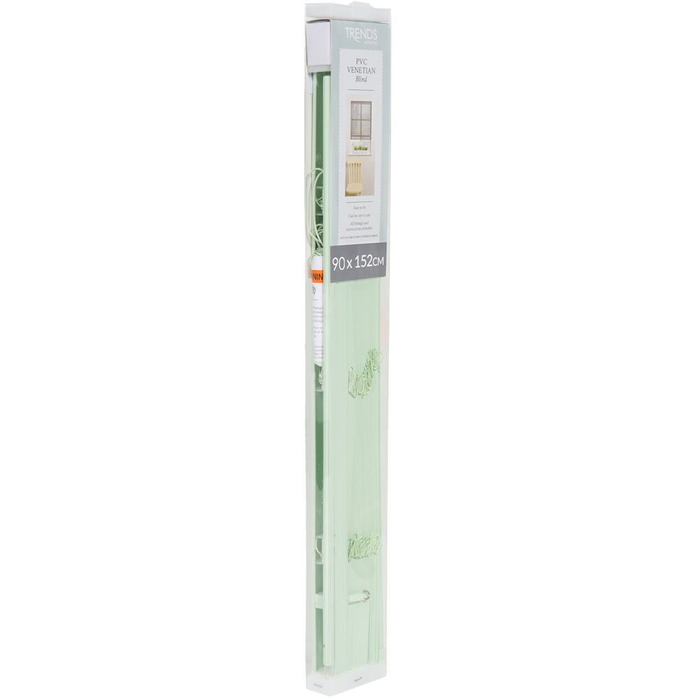 PVC Venetian Blind Sage 90 x 152cm Image 4