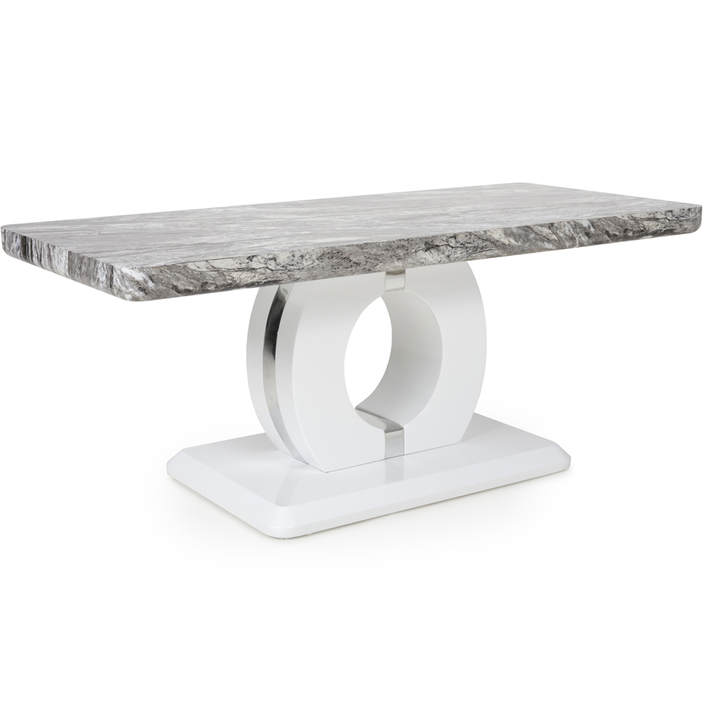 Neptune Marble Effect Coffee Table Image 3