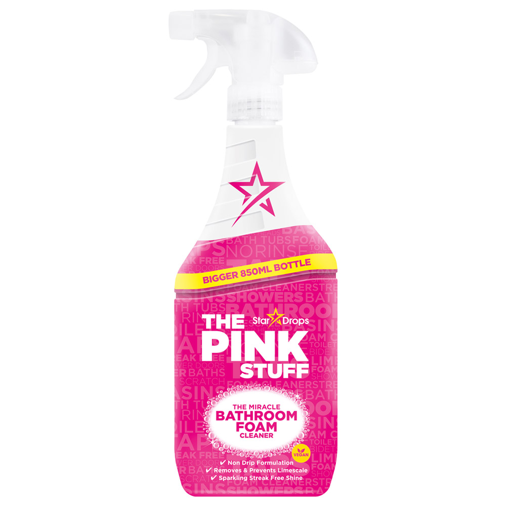Star Drops The Pink Stuff Miracle Bathroom Foam Cleaner 850ml Image 1