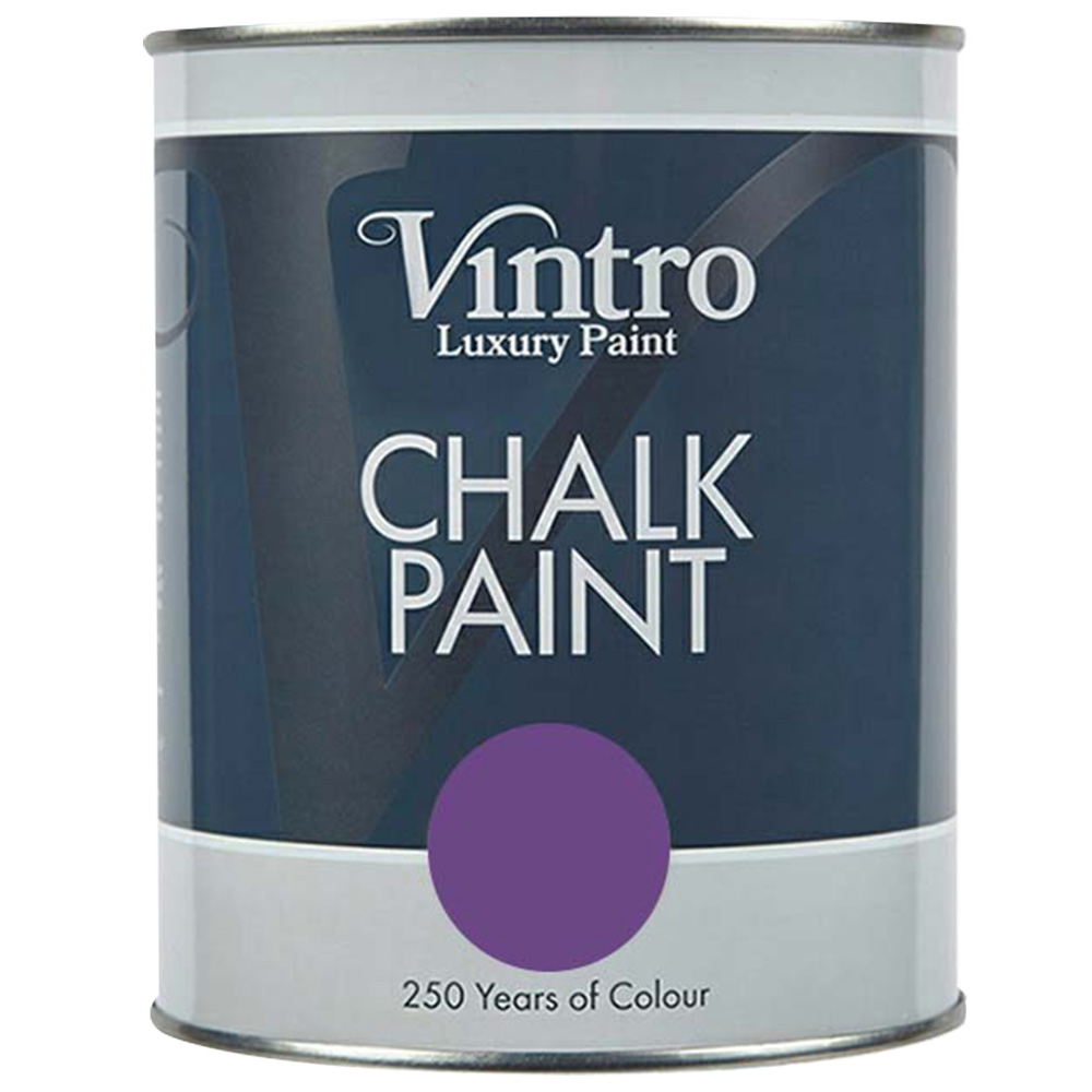 Vintro Paint Royal Purple Matt Finish Chalk Paint 1L Image 2