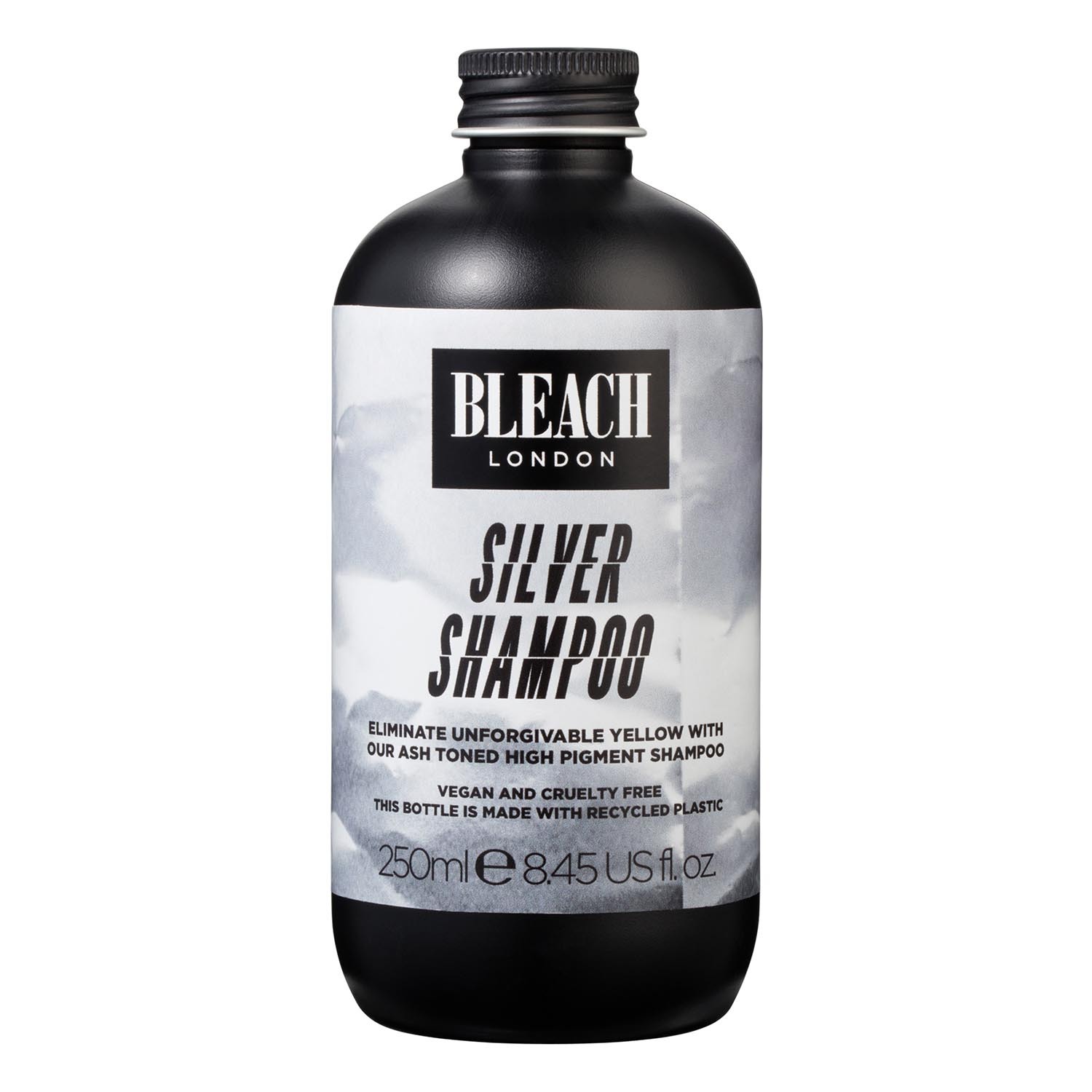 Bleach London Silver Shampoo 250ml - Black Image