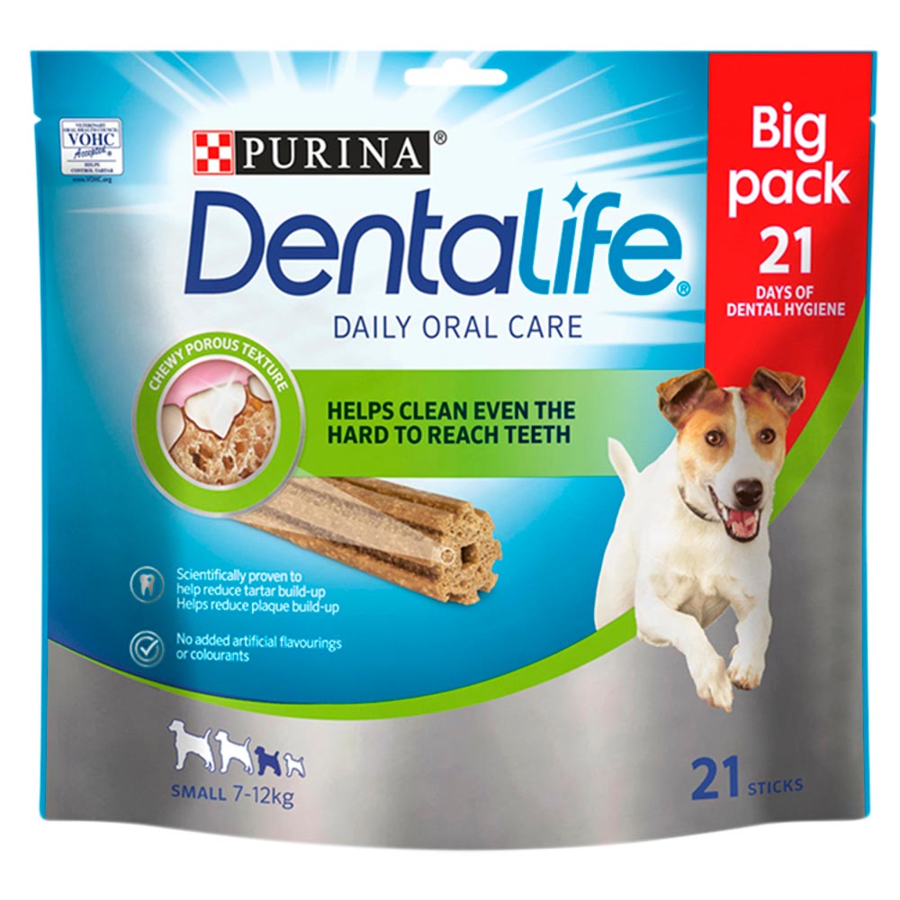Dentalife 21 pack Small Dog Chews 345g Image 1