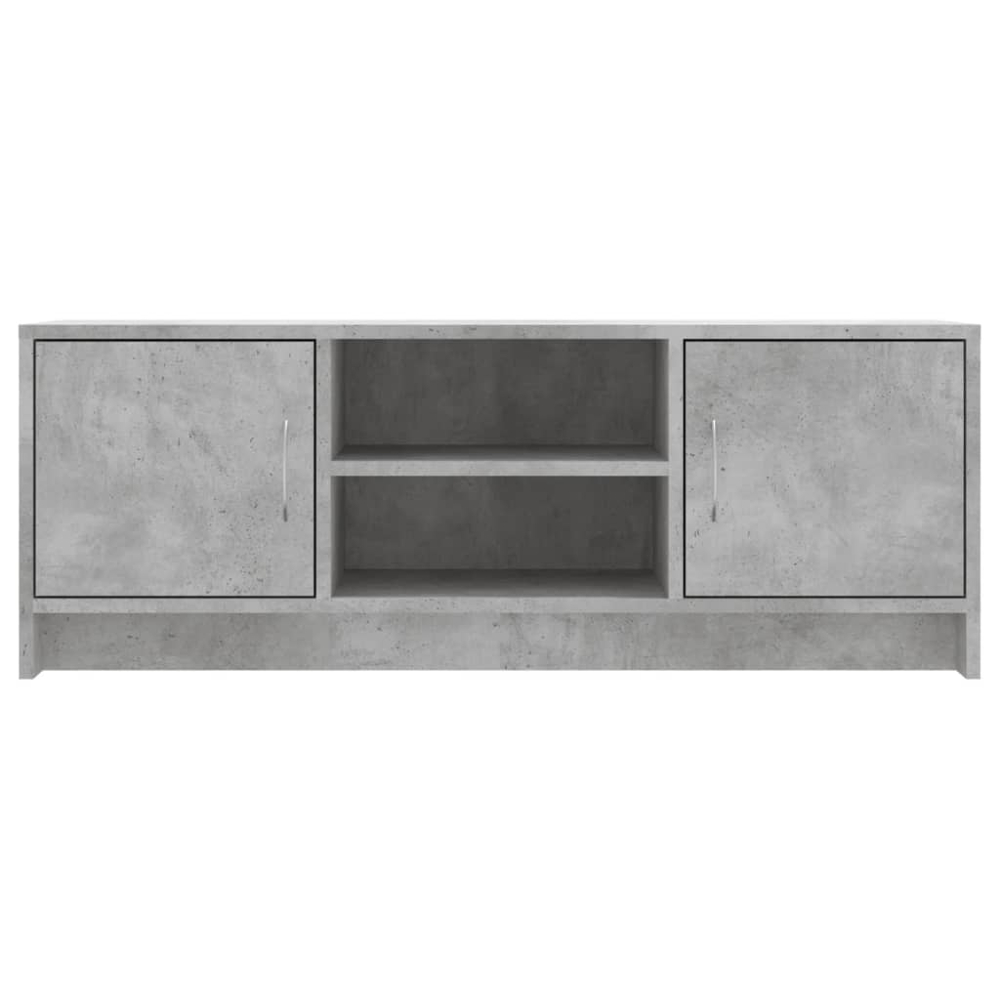 vidaXL 2 Door 2 Shelf Concrete Grey TV Cabinet Image 5