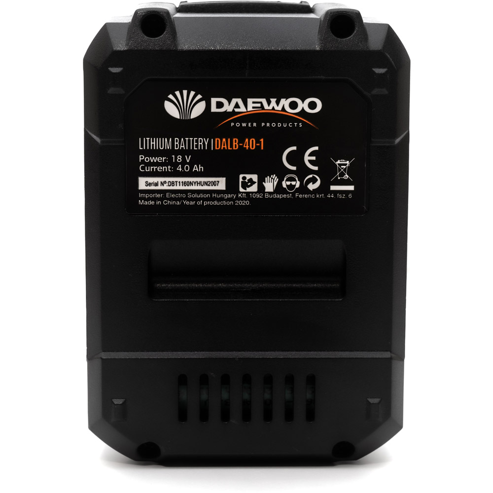 Daewoo U-Force 18V 2 x 4.0Ah Lithium-Ion Batteries with Charger Image 4
