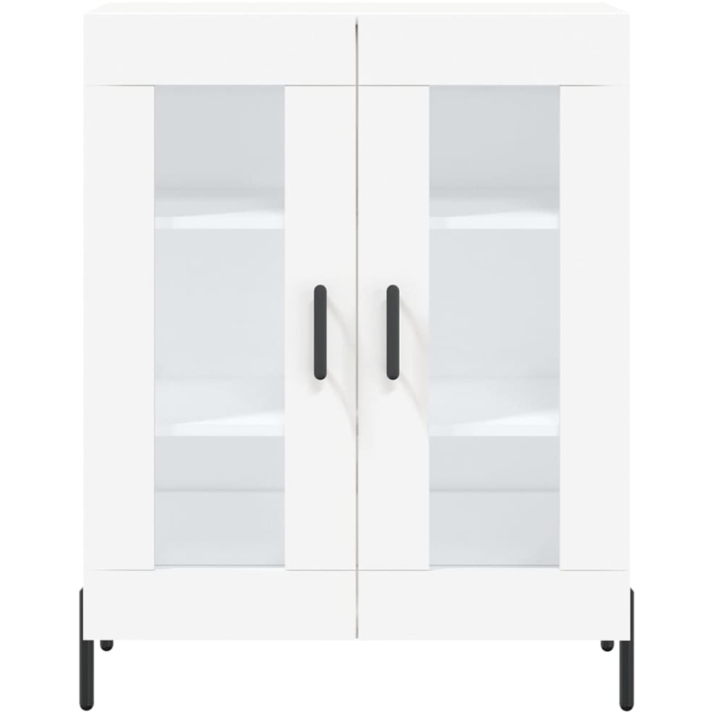 vidaXL 4 Glass Door White Highboard Image 8
