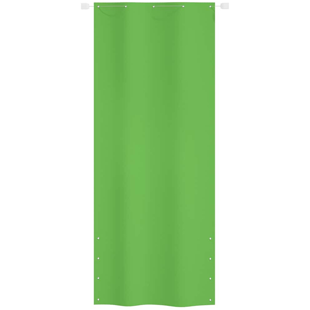 vidaXL 100 x 240cm Green Oxford Fabric Balcony Privacy Screen Image 2