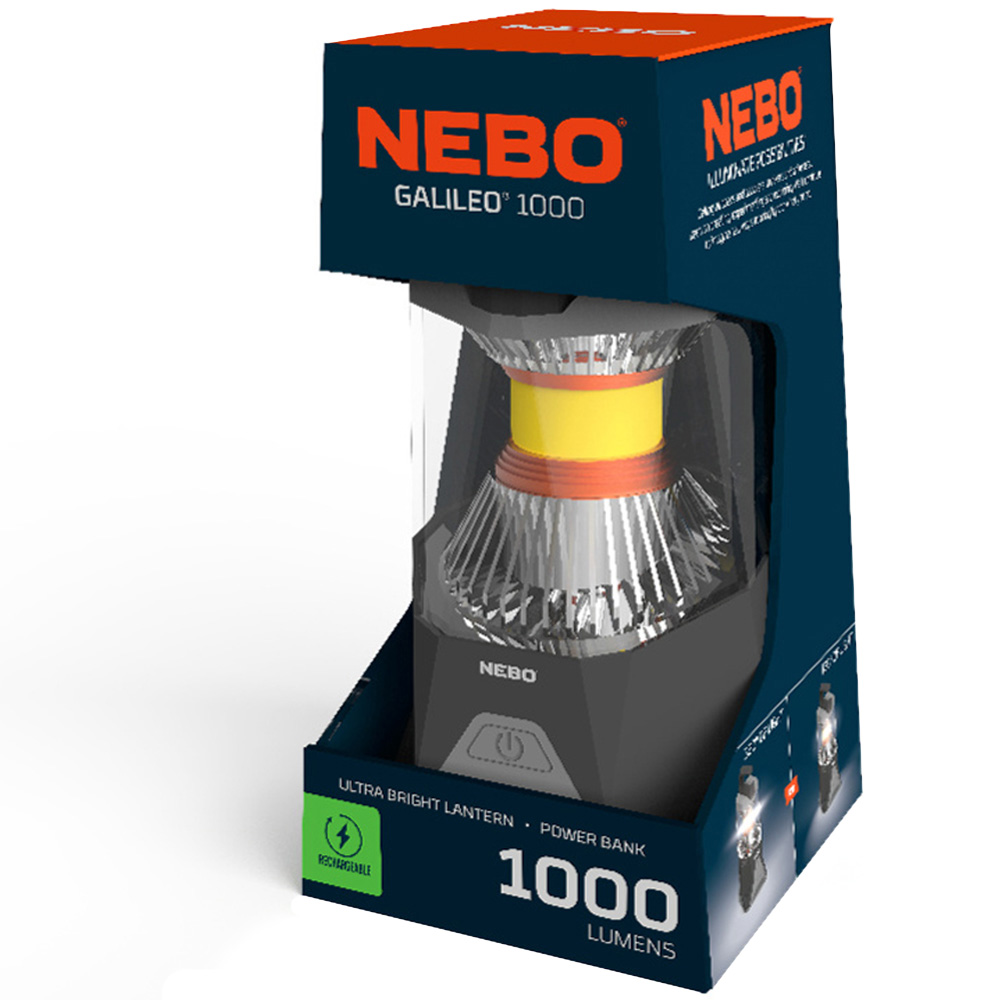Nebo Galileo 1000 2-in-1 1000 Lumens Rechargeable Lantern with Built-In Power Bank Image 2