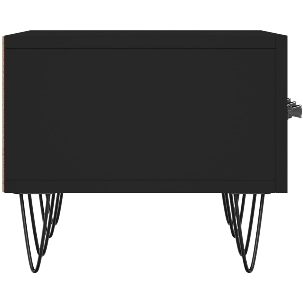 vidaXL 3 Drawer Black TV Cabinet Image 7