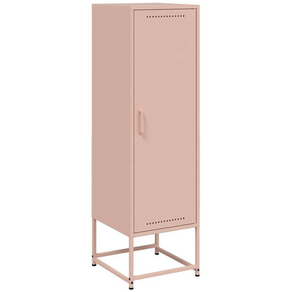 vidaXL Single Door Pink Industrial Highboard Image 2