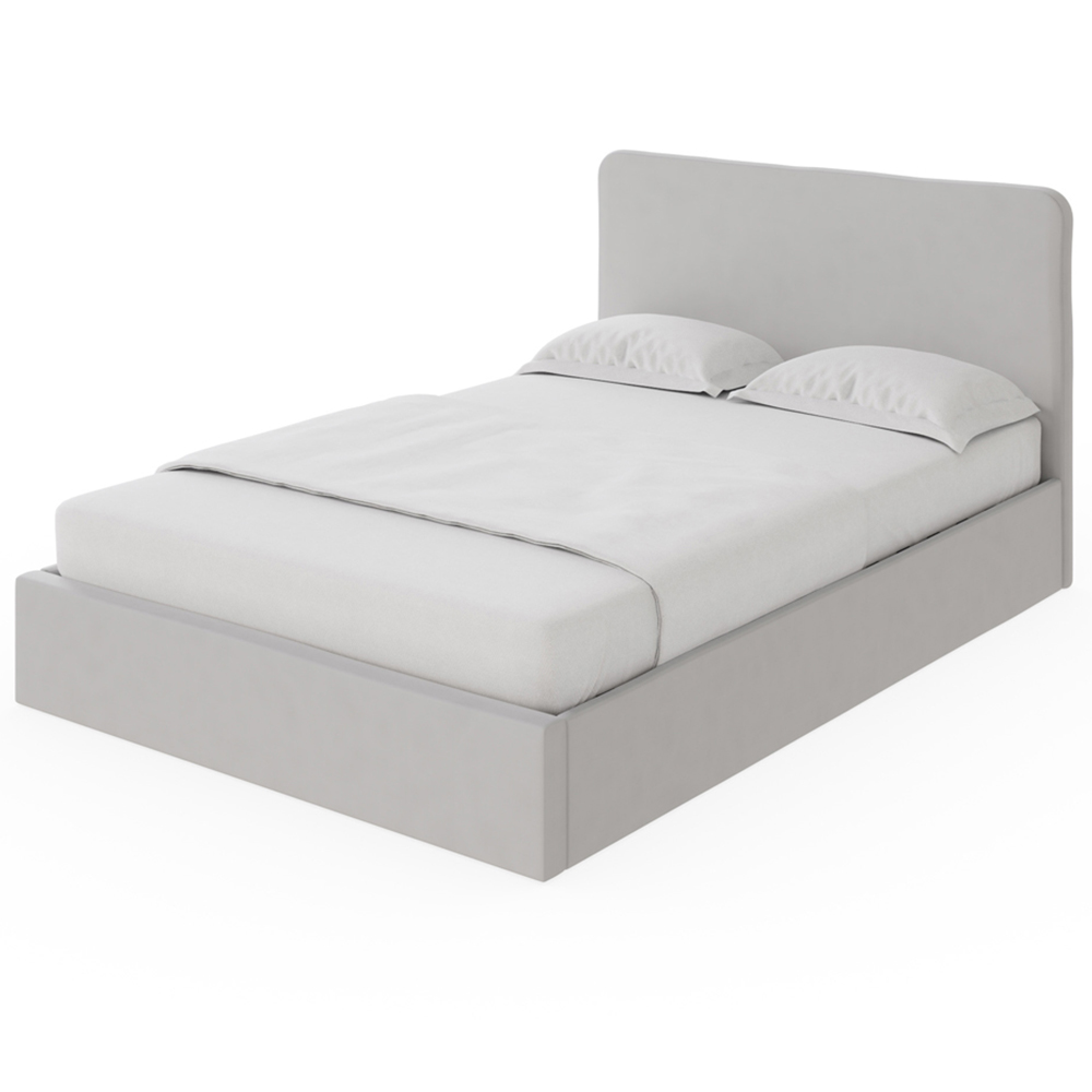 GFW Chiswick Small Double Soft Grey Ottoman Bed with SC Pocket Sprung Mattress Image 2