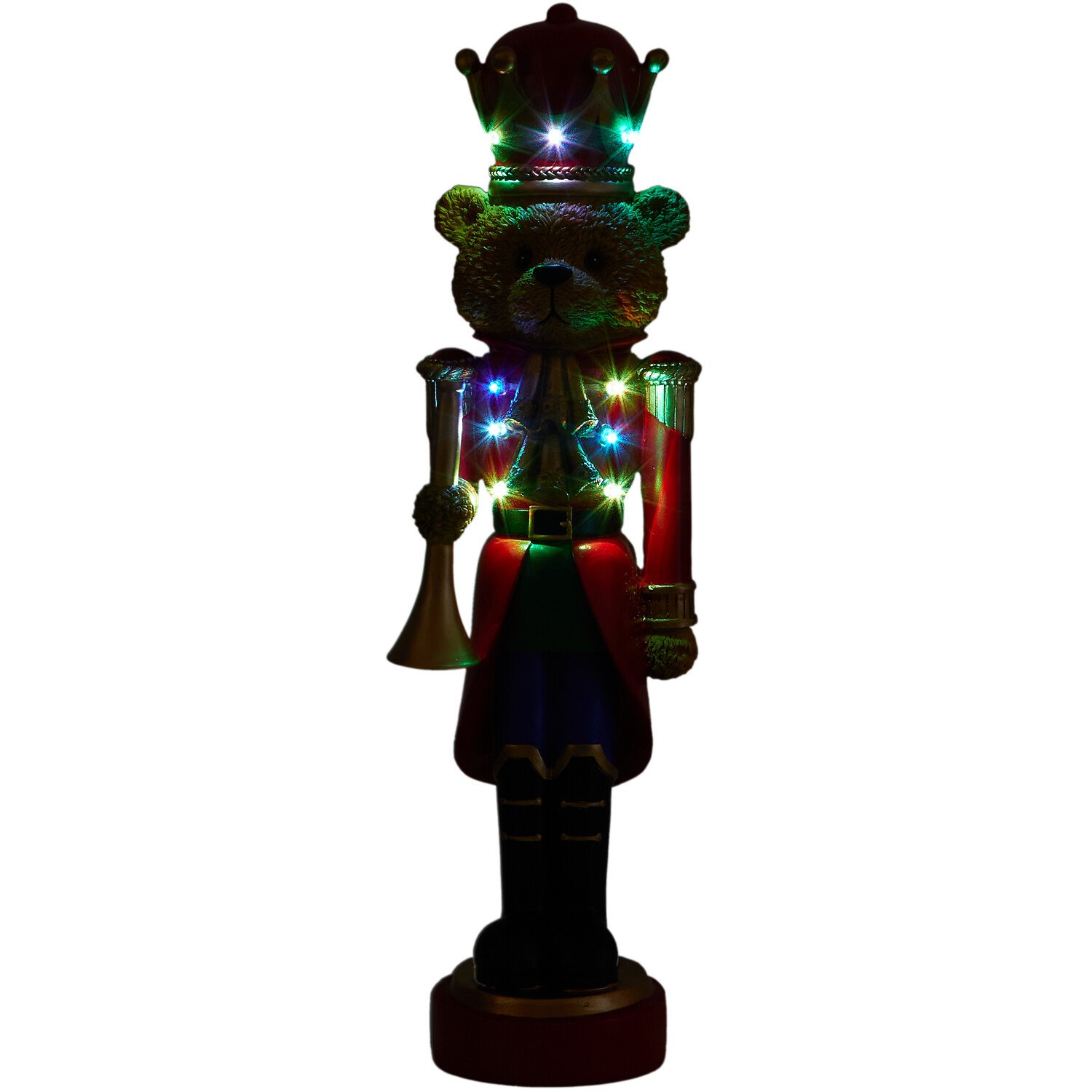 Sleigh Bells Ring LED Teddy Bear Soldier Image 4