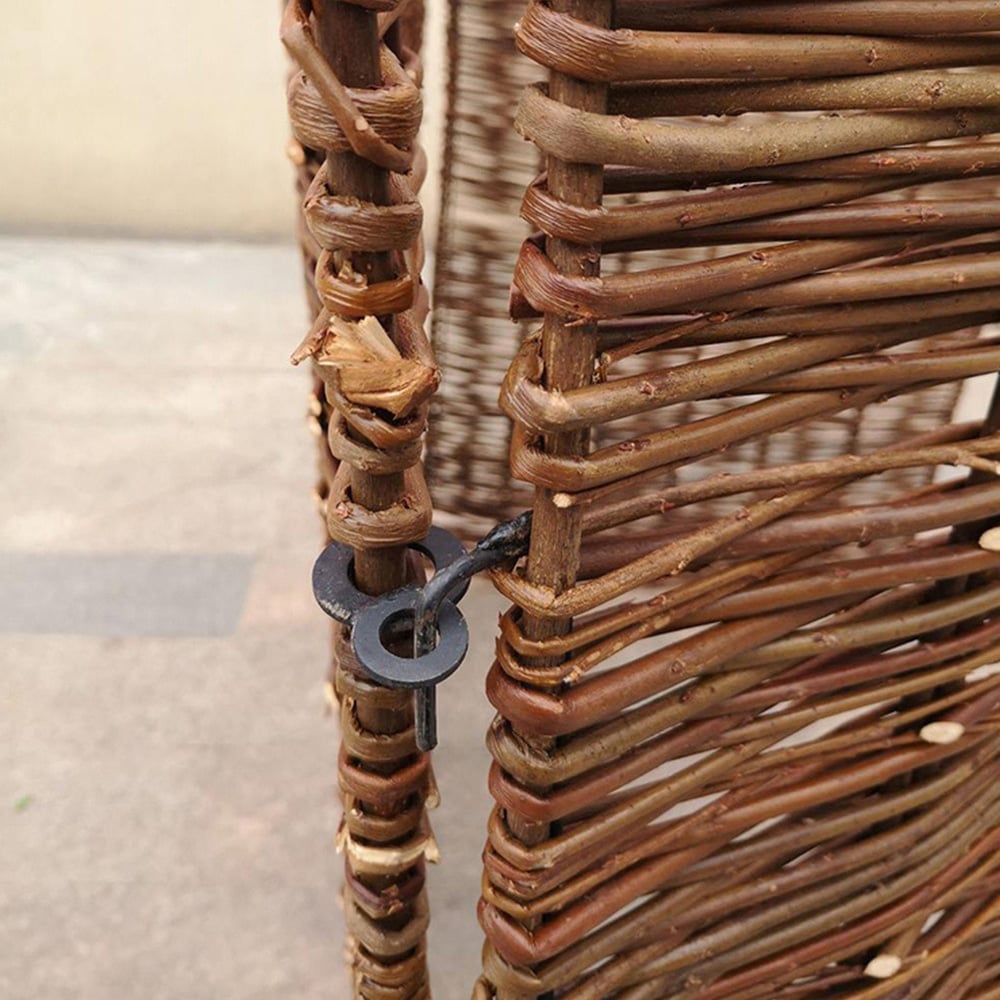 Eurotrade 115 x 80cm Triple Willow Wheelie Bin Screen Image 4