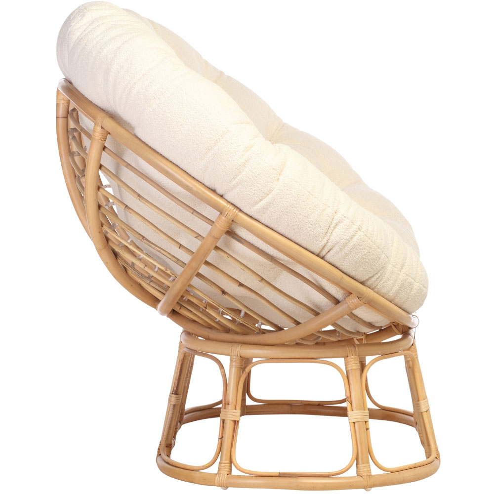 Desser Furniture Papasan 2 Seater Vanila and Natural Sofa Image 4