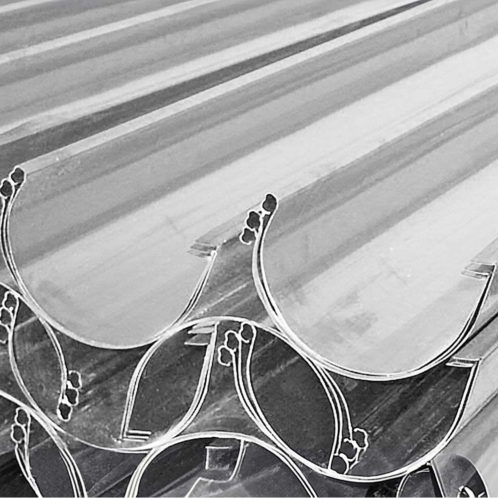 Metal Gutta Half Round Zinc Gutter 125 x 76mm 5 Pack Image 4