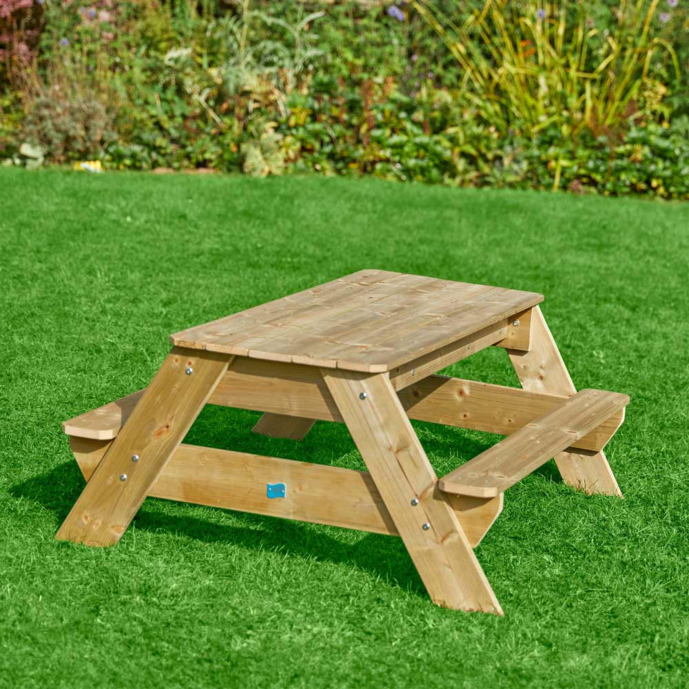 TP Deluxe Wooden Picnic Table Sandpit Image 5