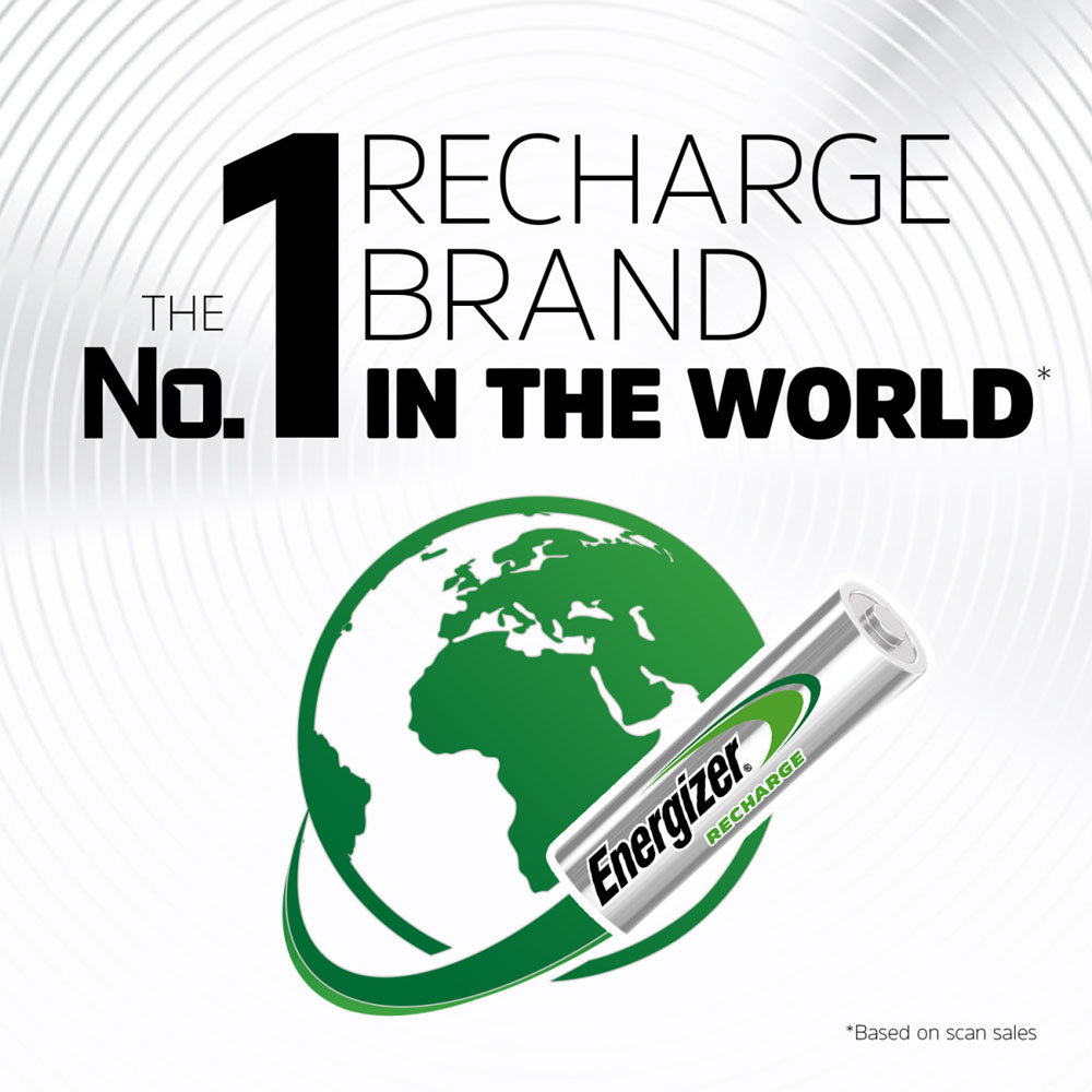 Energizer Universal AA 4 Pack 1300mAh Rechargeable Batteries Image 6
