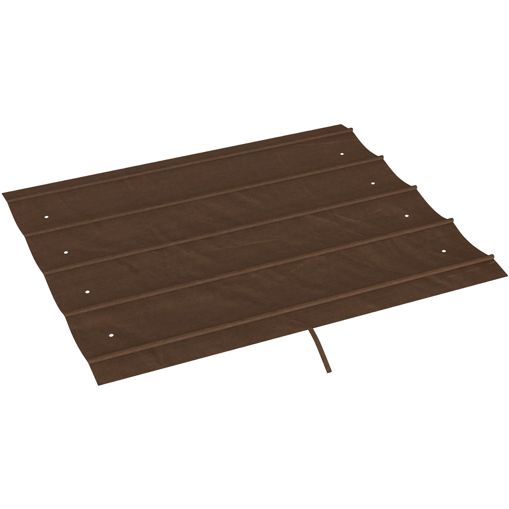 Outsunny 3 x 2m Coffee Retractable Sun Shade Pergola Roof Image 2