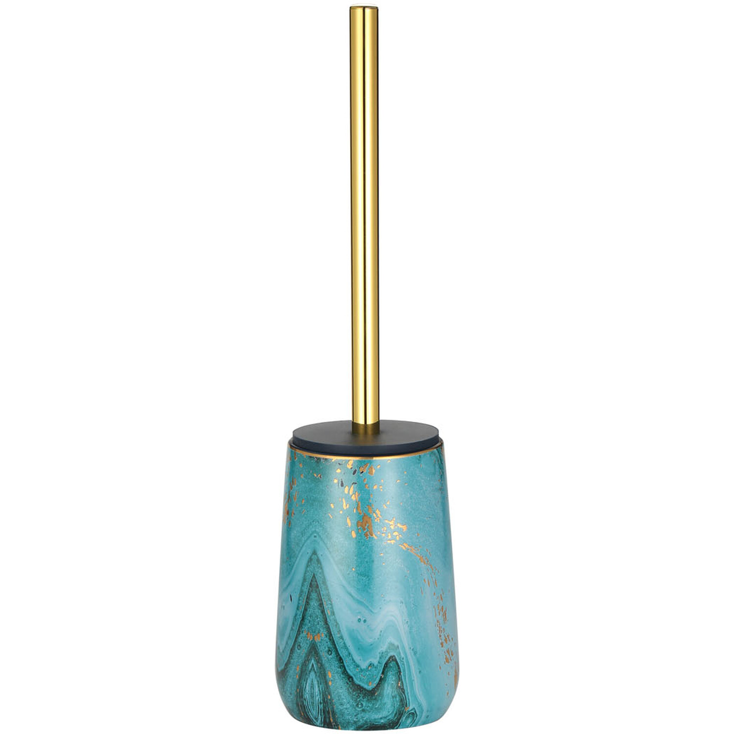 Agate Toilet Brush Holder - Turquoise Image 1