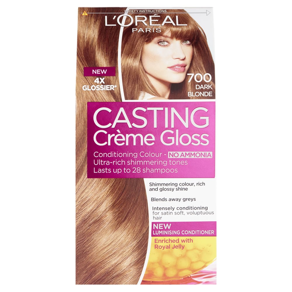 L’Oréal Paris Casting Creme Gloss Dark Blonde 700 Semi-Permanent Hair Dye Image 1