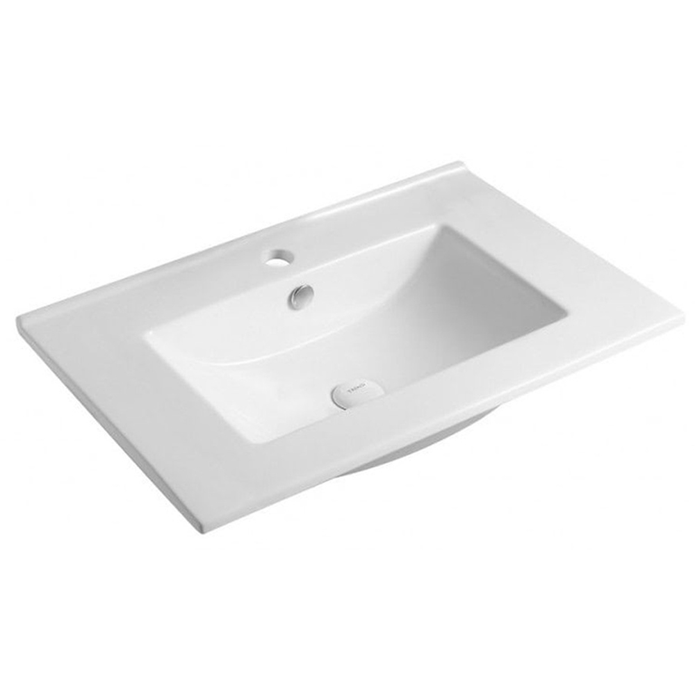 Impact Furniture Aruba White Gloss Oak Wall Hung Bathroom Furniture Set Image 3