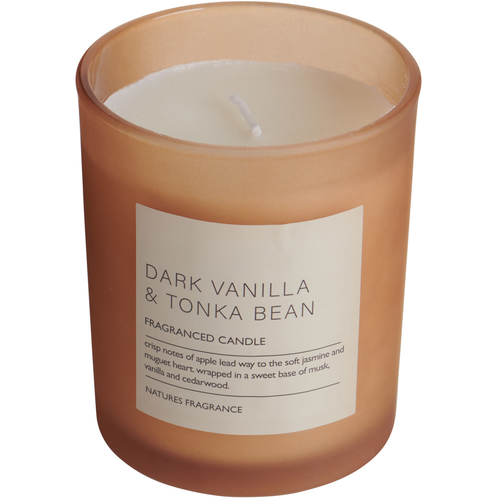 Natures Fragrance Dark Vanila and Tonka Bean Jar Candle Small Image 2