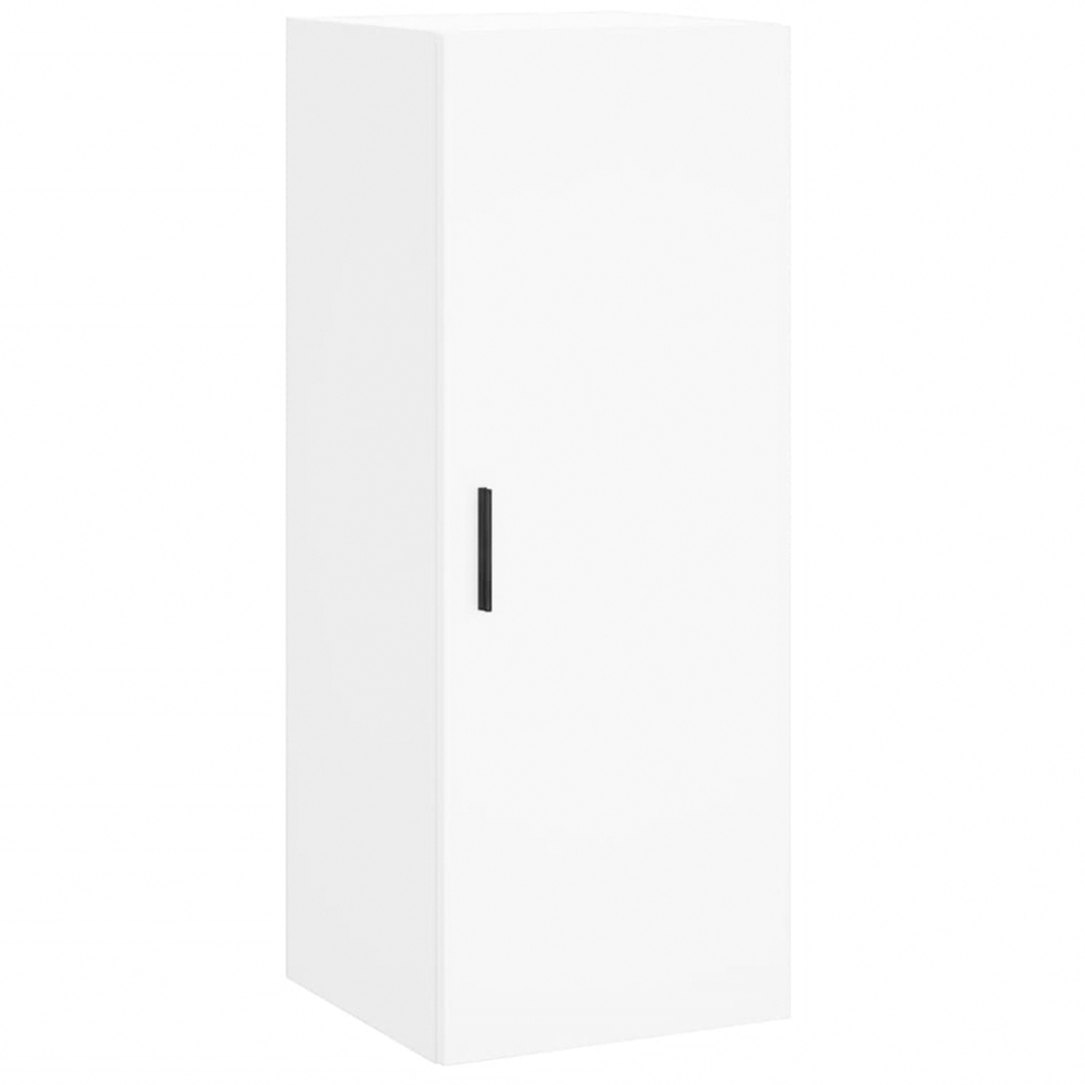 vidaXL Single Door White Wall Mounted Cabinet Image 2