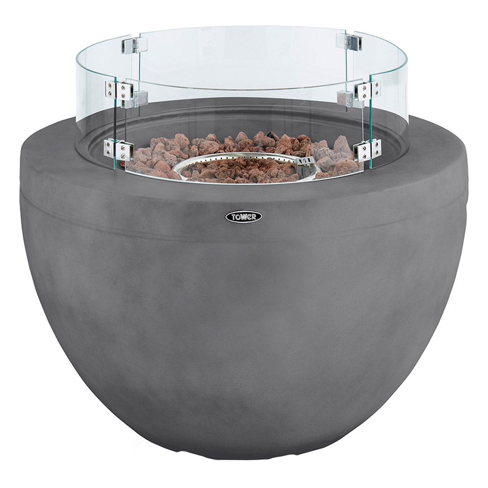 Tower Magna Round Gas Fire Pit Image 1