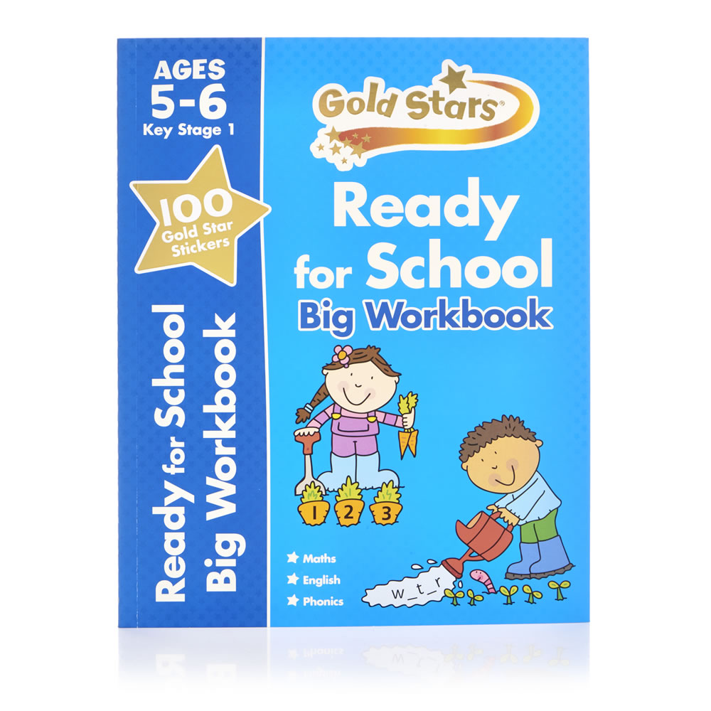 Gold Stars Key Stage 1 Ready for School Big Workbook Ages 5-6yrs Image