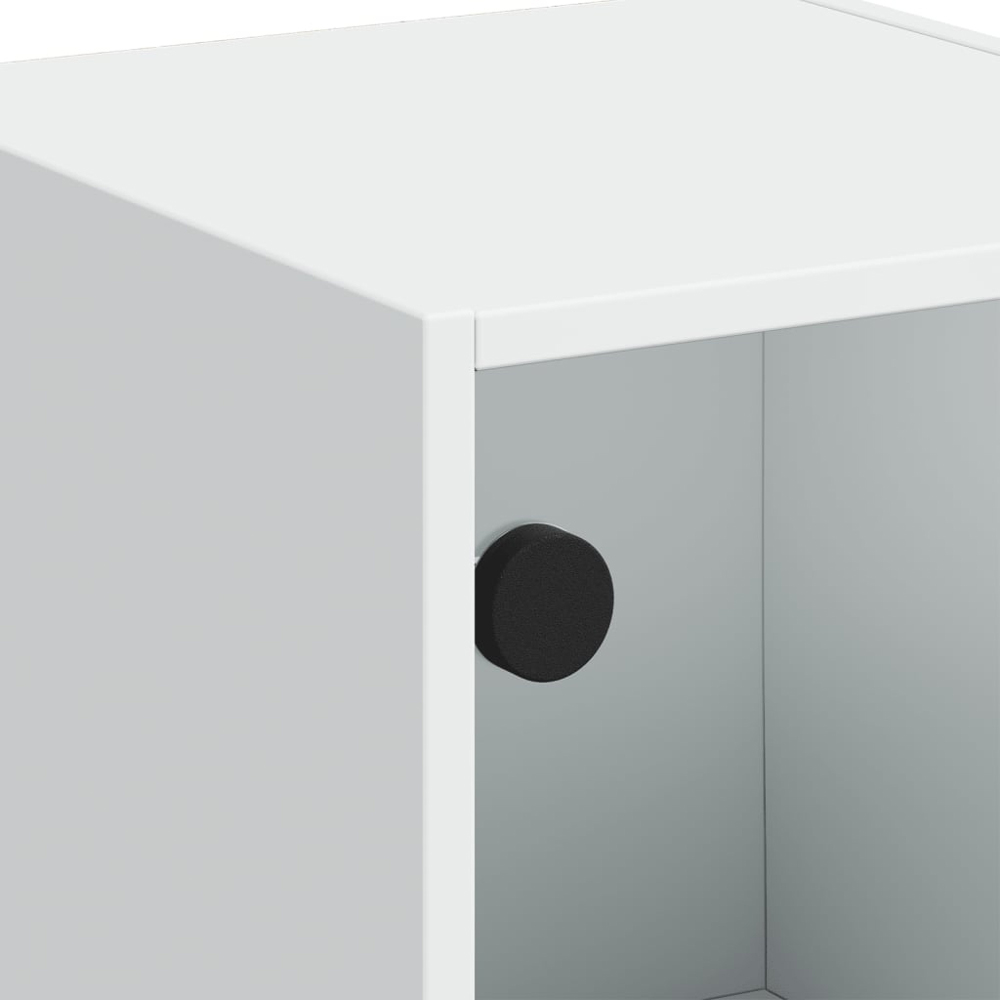 vidaXL 3 Door 3 Shelf White Highboard Image 6
