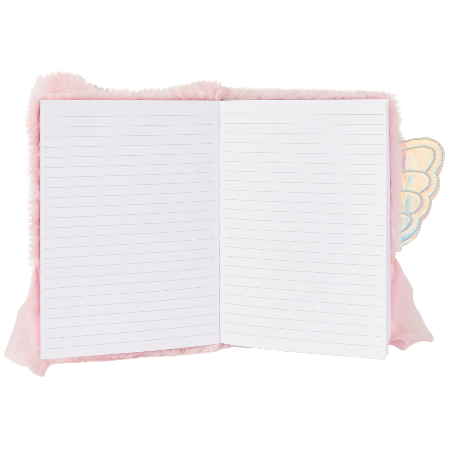 Plush Pig Notebook A5 - Pink Image 2