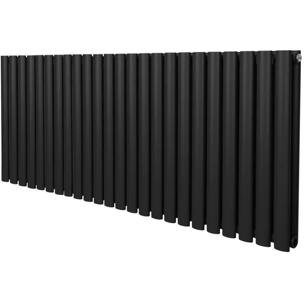 Monster Shop 6440BTU Black Oval Column Radiator 600 x 1440mm Image 3