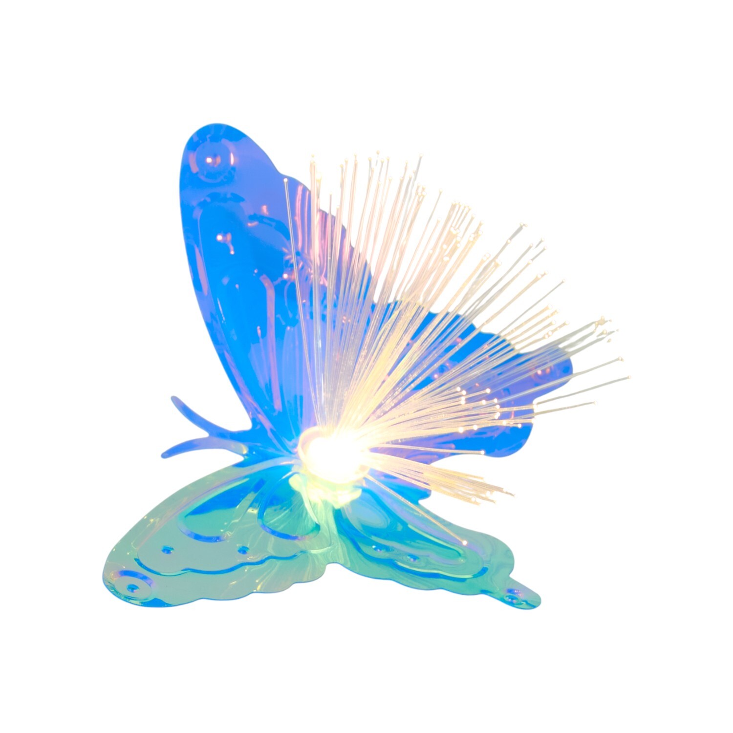 Solar Fibre Optic Butterfly String Light Image 4