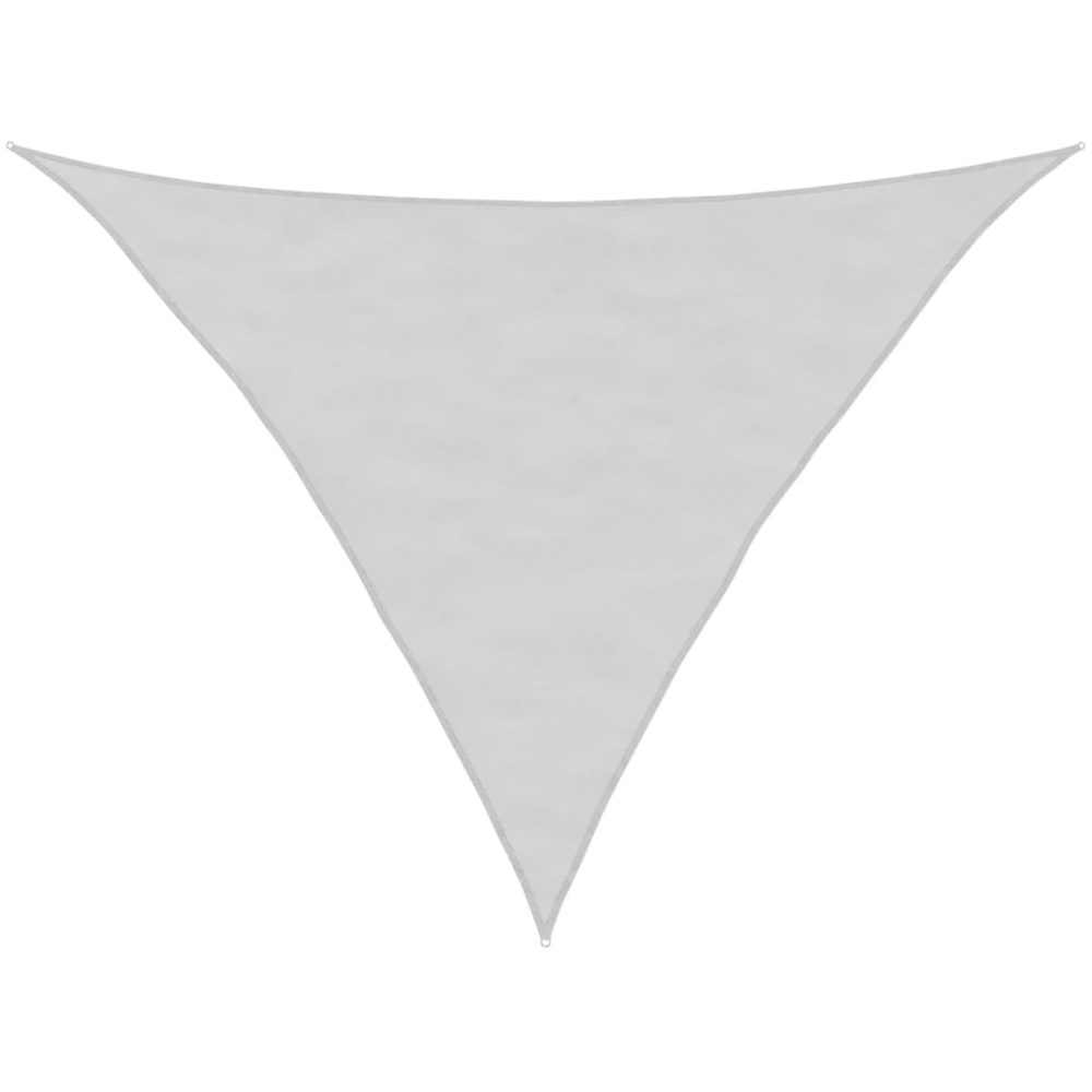 vidaXL Grey Triangular Sun Shade Sail 5 x 5 x 6m Image 1