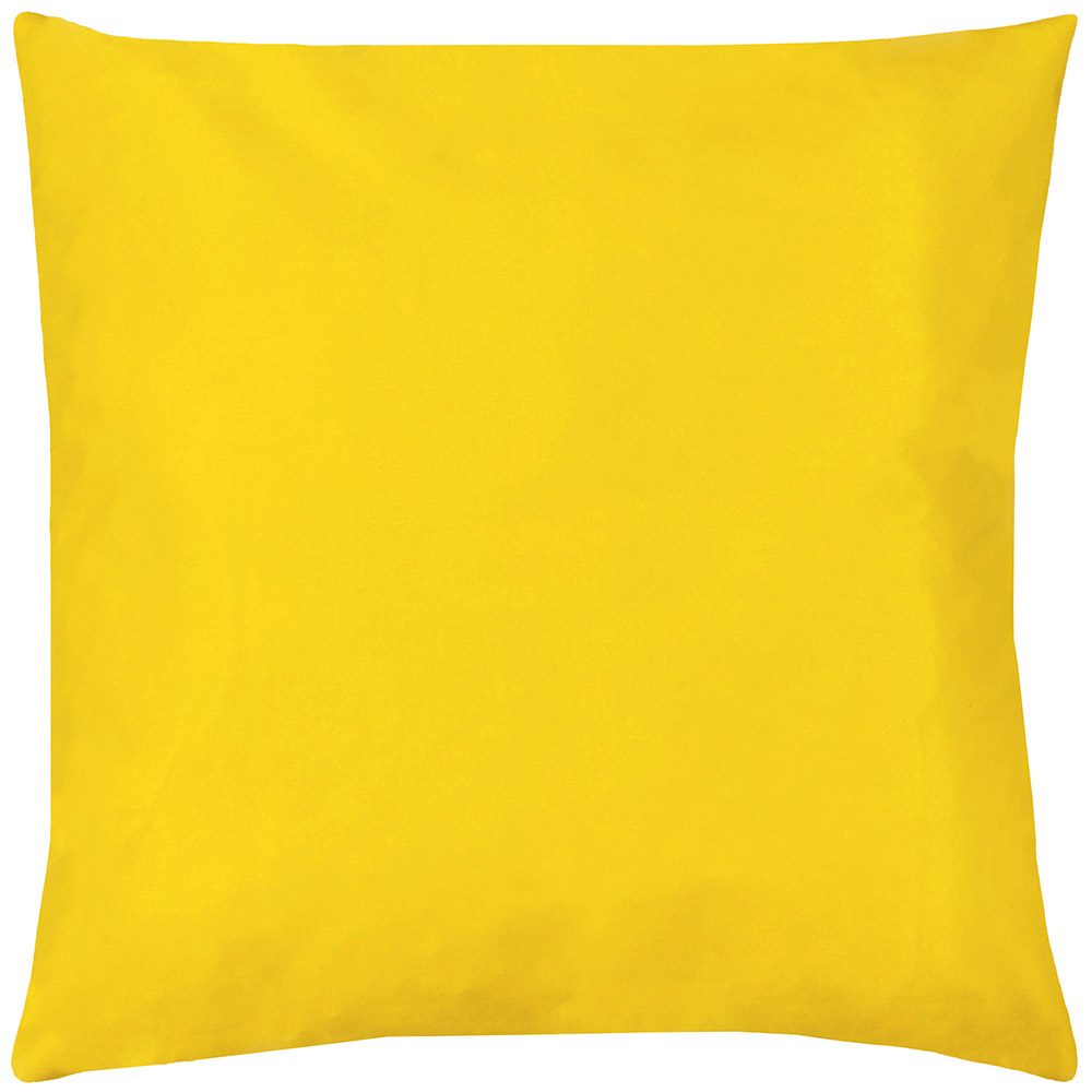 furn. Plain Yellow UV and Water Resistant Outdoor Cushion Image 1