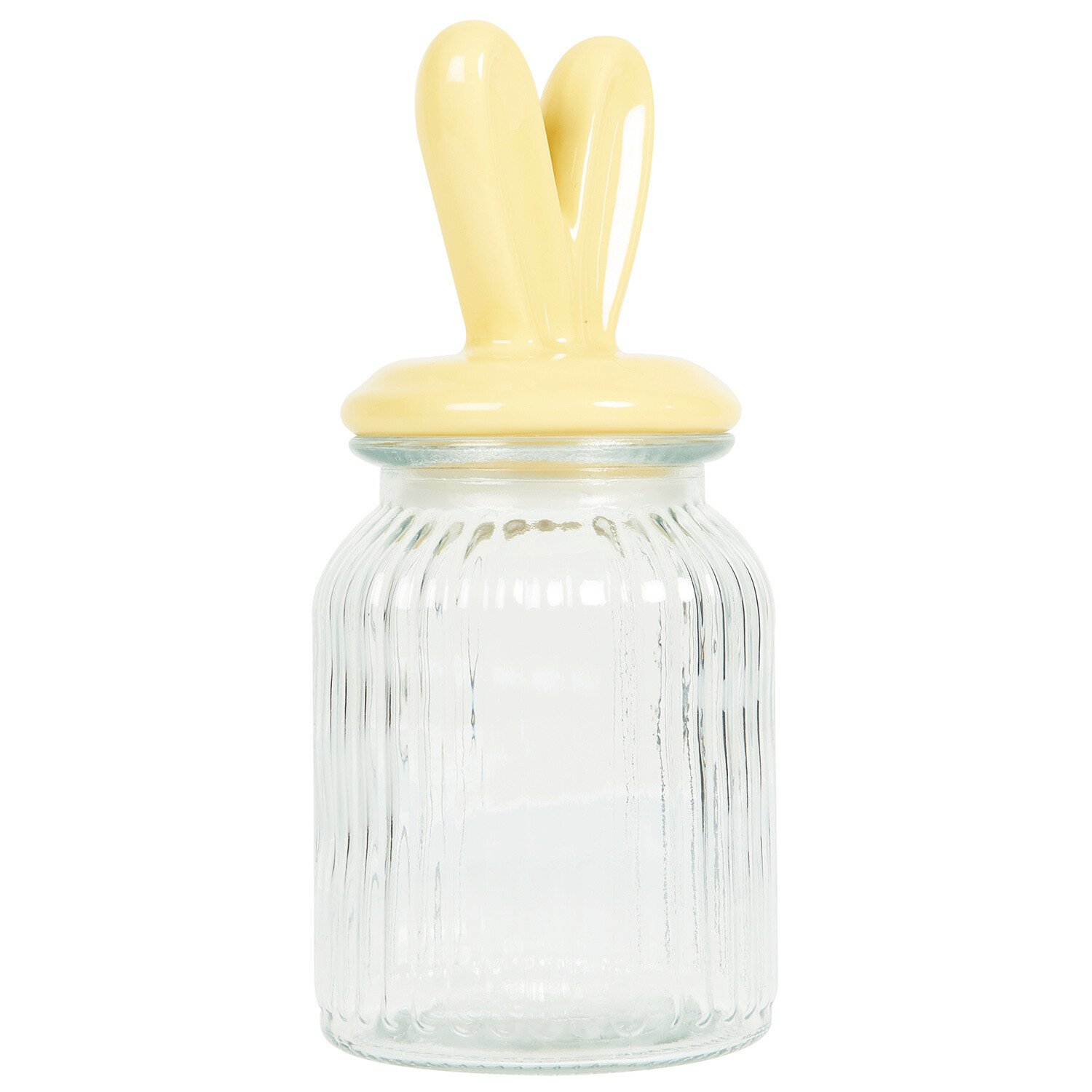 Easter Bunny Lid Jar  - Yellow Image 2