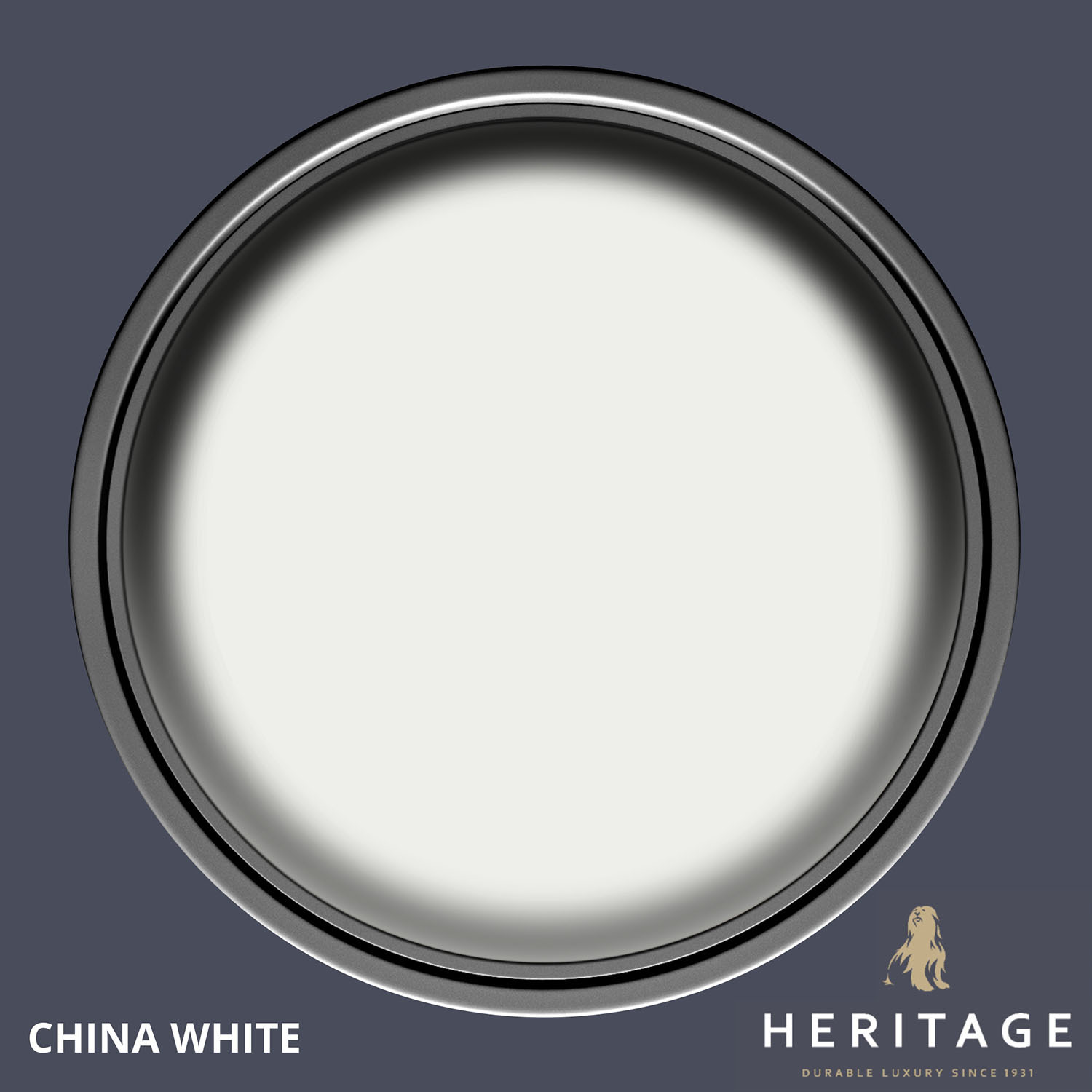 Dulux Heritage Walls and Ceilings China White Velvet Matt Emulsion Paint 2.5L Image 4