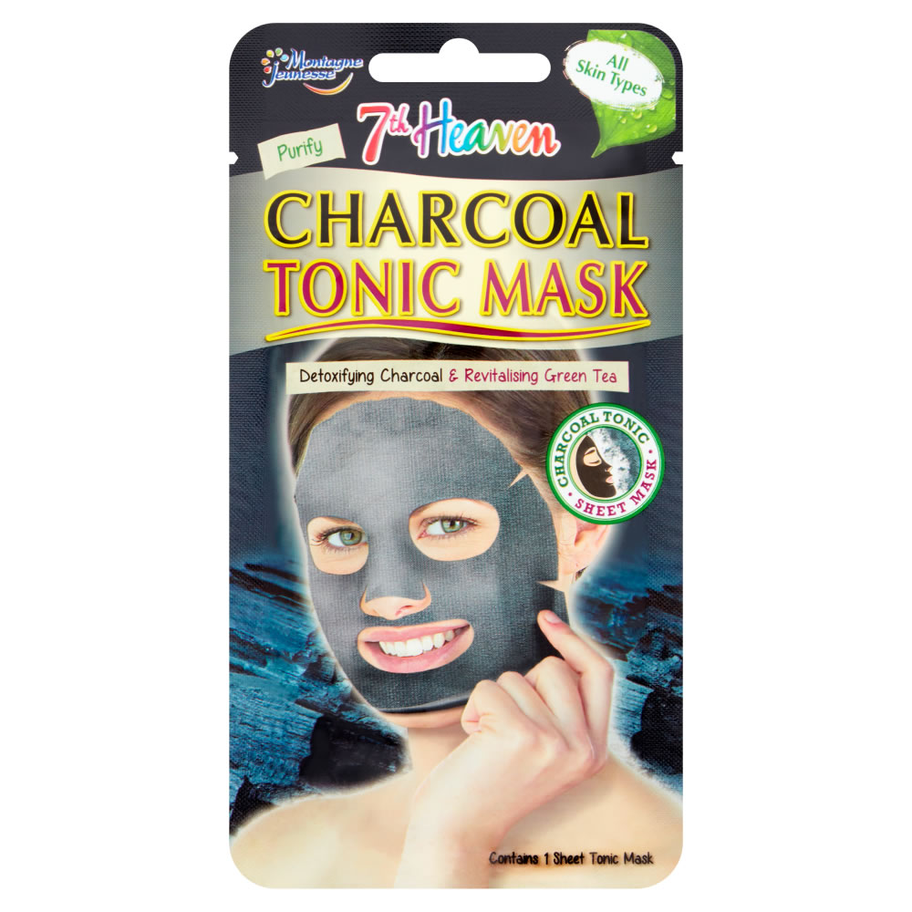 Montagne Jeunesse 7th Heaven Charcoal Tonic Sheet Face Mask Image
