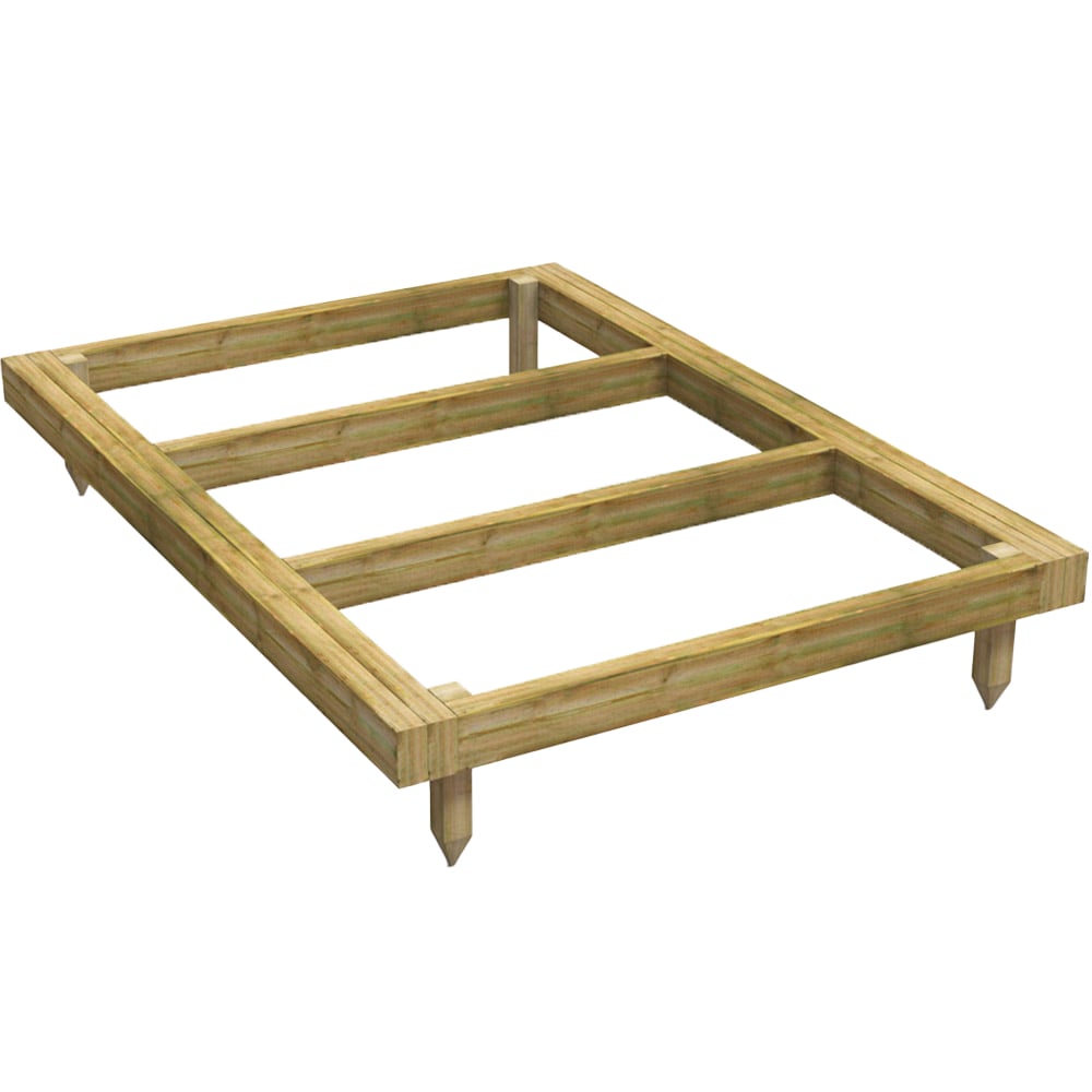 Power Sheds 4 x 6ft Timber Shed Base Image 1
