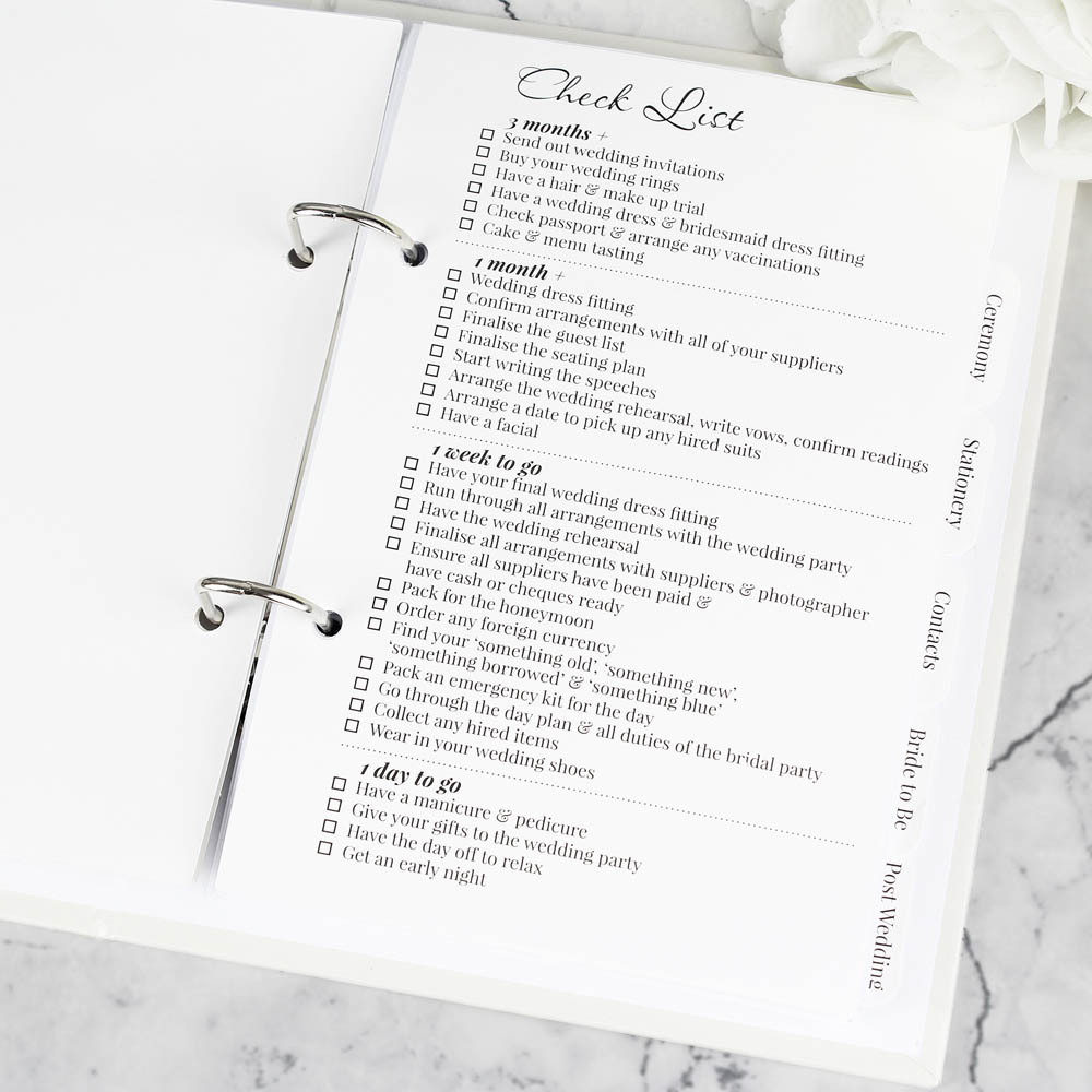 Personalised Memento Personalised Our Greatest Adventure Wedding Planner Image 2