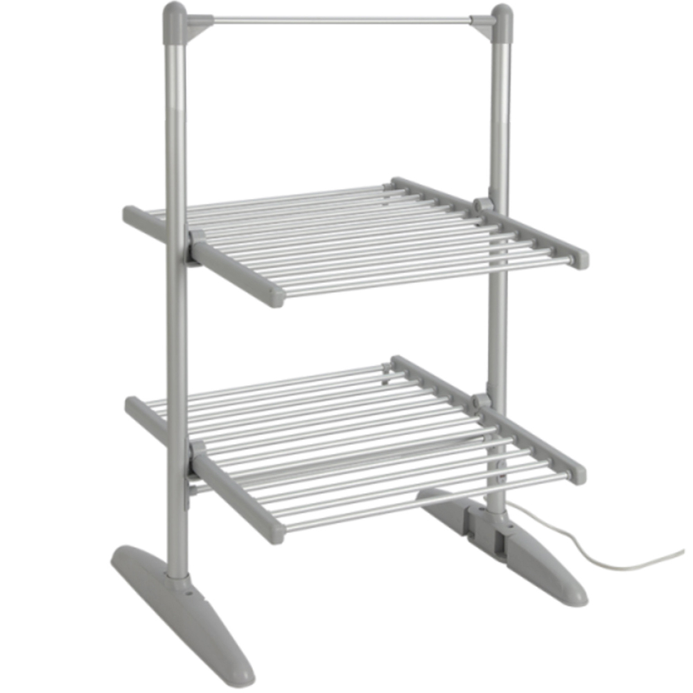 Groundlevel 2 Tier Heated Clothes Airer Image 1