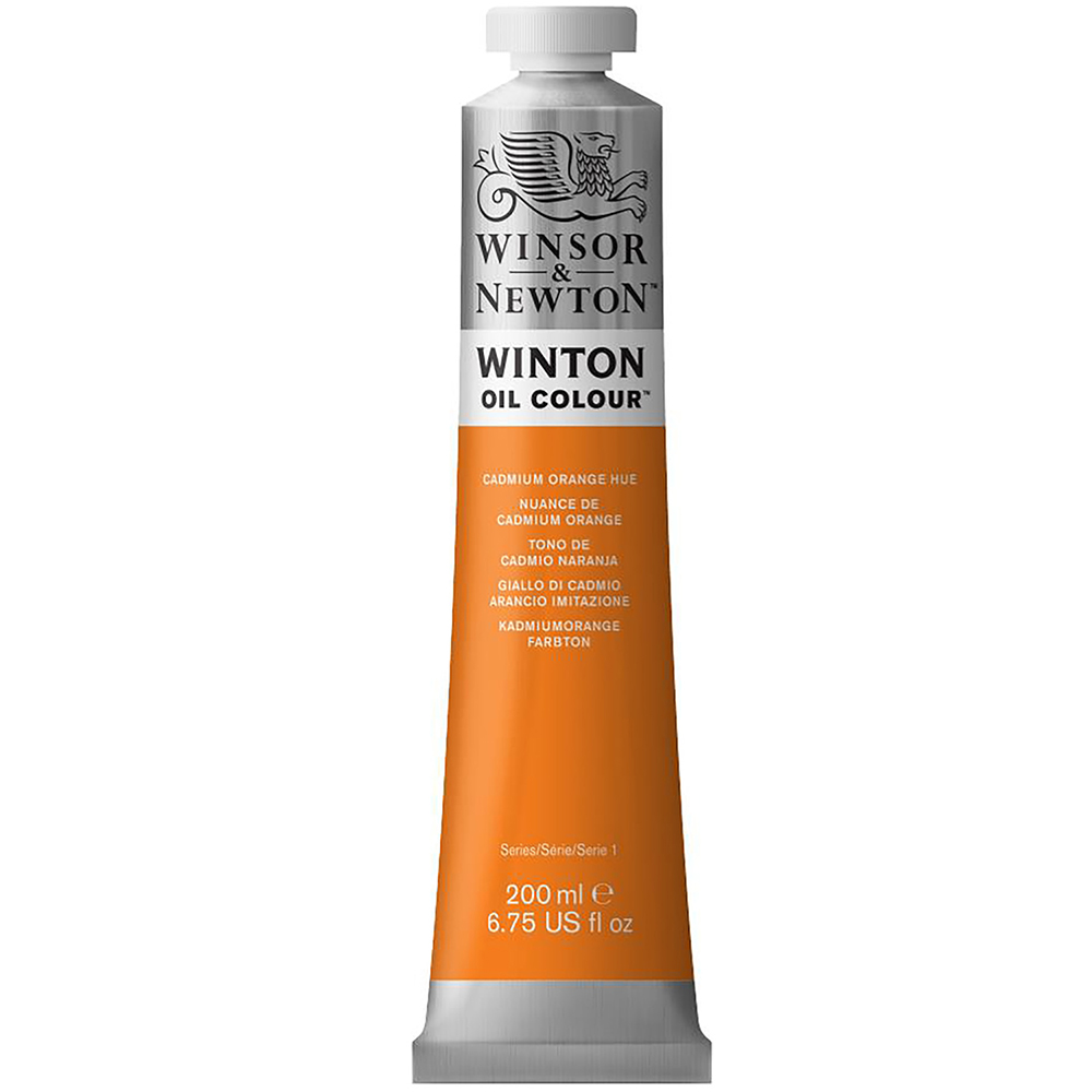 Winsor and Newton 200ml Winton Oil Colours - Orange Hue Image
