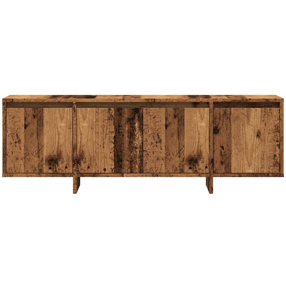 vidaXL 4 Door Old Wood TV Cabinet Image 4