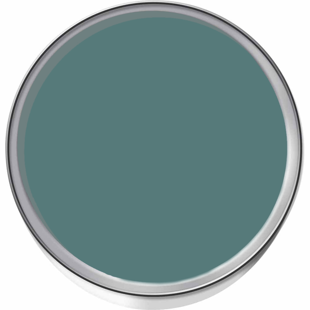 Craig & Rose 1829 Vintage Walls Wood and Metal French Turquoise Gloss Mixed Paint 2.5L Image 3