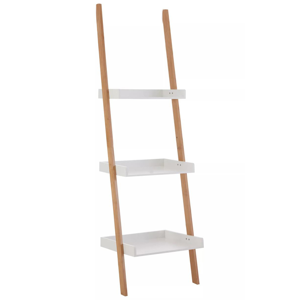 Premier Housewares Nostra 3 Shelf Ladder Bookshelf Image 2