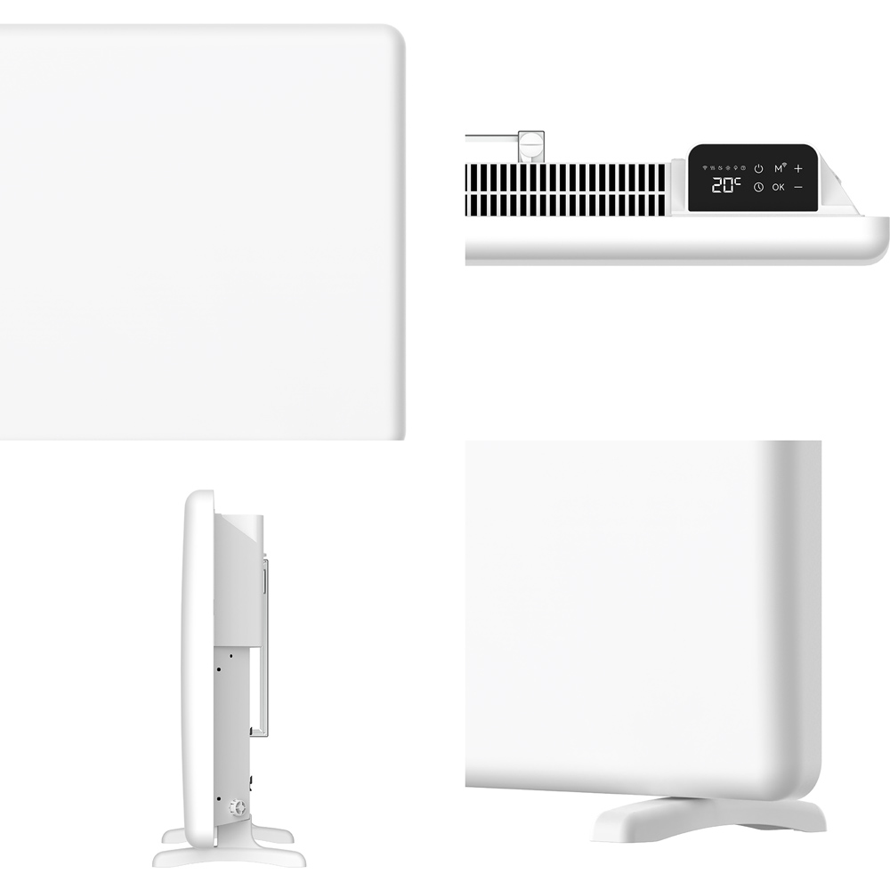 TCP Smart Serene White Energy Monitoring Panel Heater 2000W 815 x 435mm Image 3