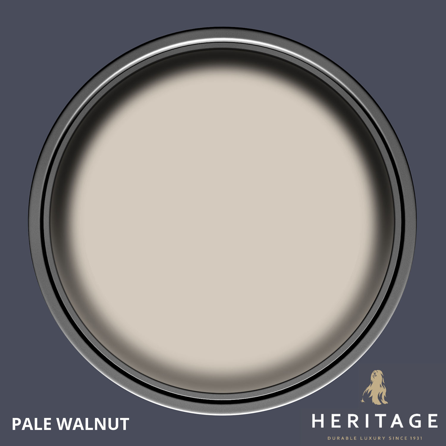Dulux Heritage Walls and Ceilings Pale Walnut Velvet Matt Emulsion Paint 2.5L Image 4