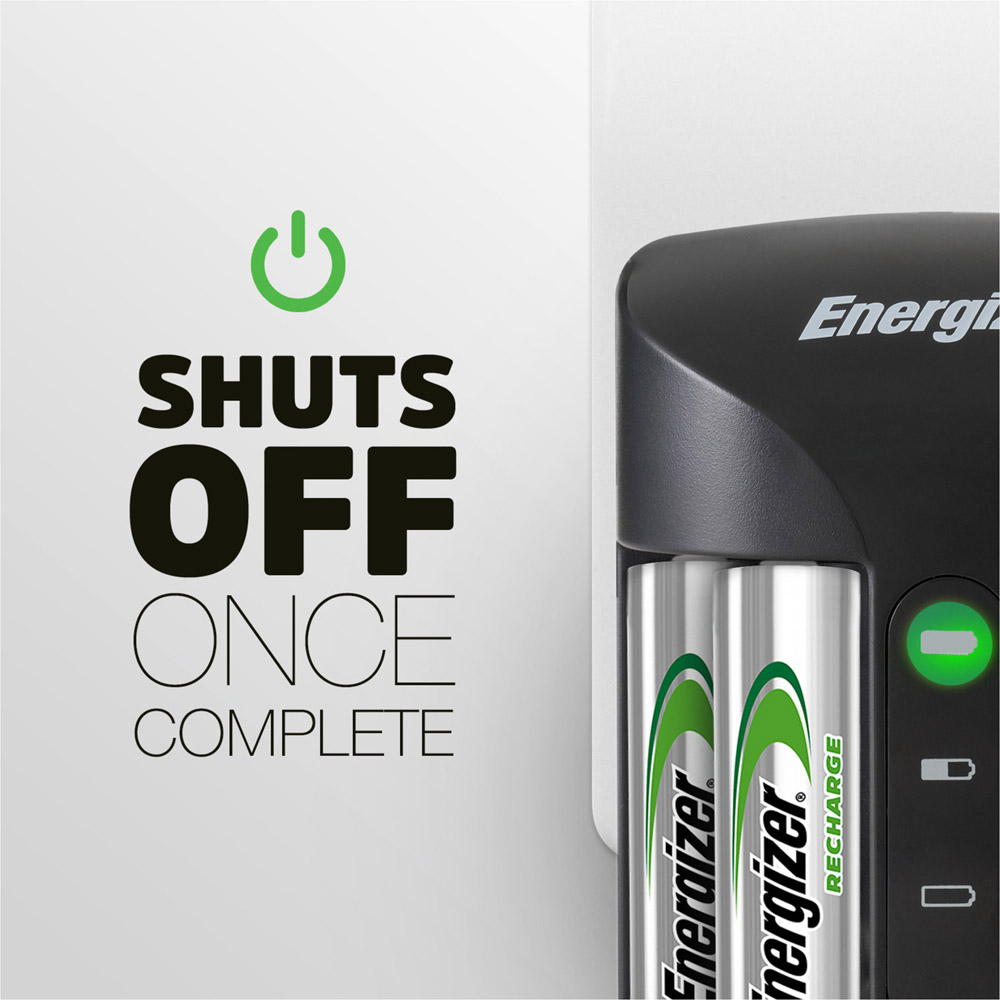 Energizer Recharge Pro NiMH Rechargeable AA and AAA Batteries Charger Image 6