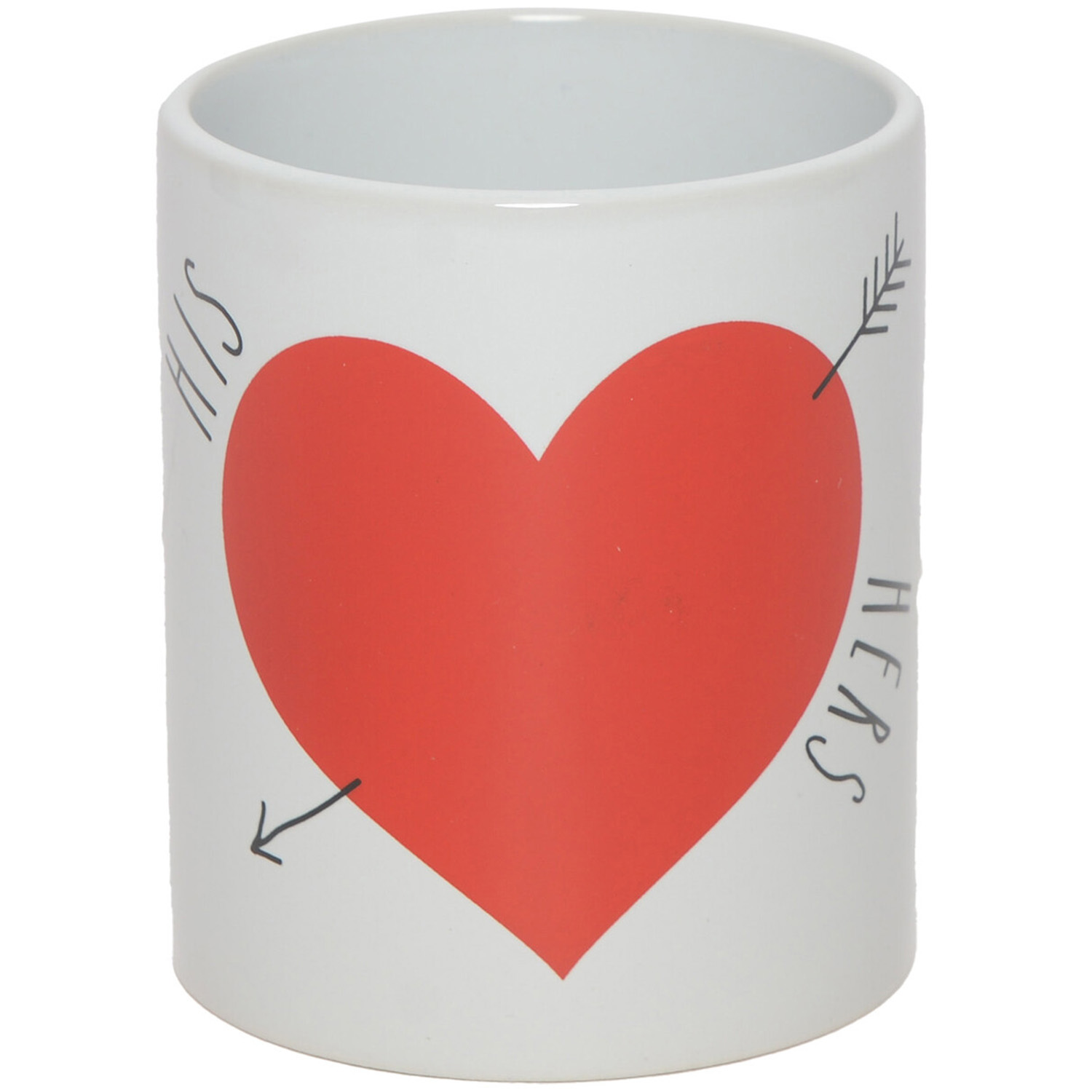 Set of His and Hers Mugs - White Image 1