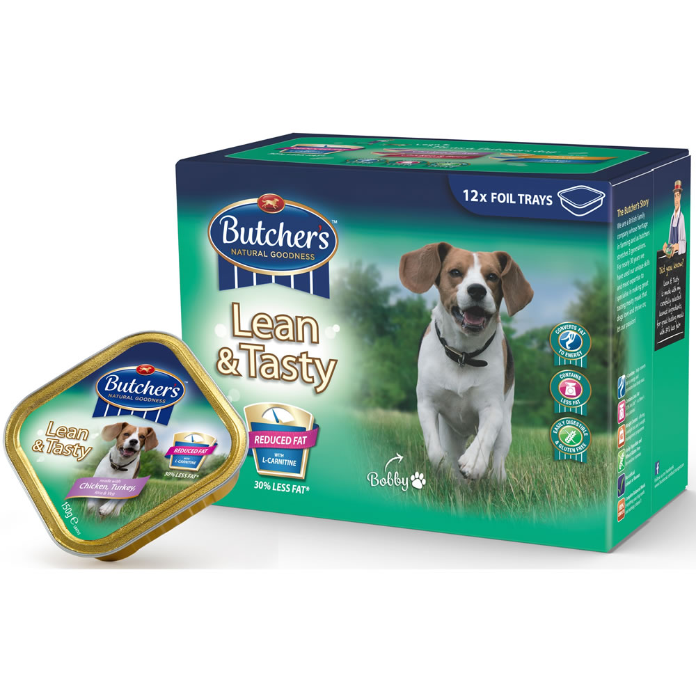 Butcher's Choice Lean and Tasty Dog Food Trays 12 x 150g Image
